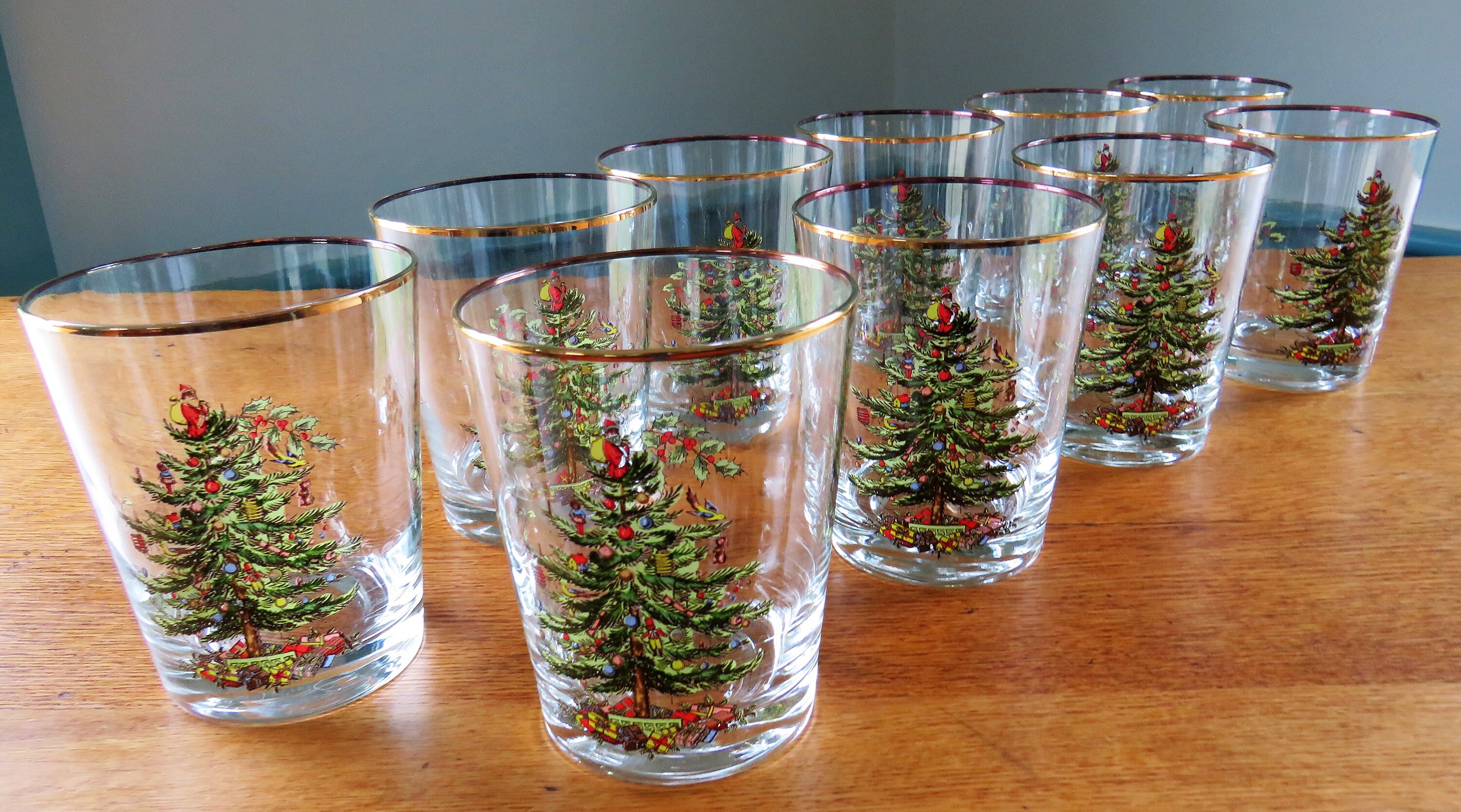 2 to 10 Double Old Fashioned Lowball Spode Christmas Tree Etsy