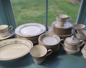 Vintage Noritake AMENITY Dinnerware SET, 1980s, Japan Fine China