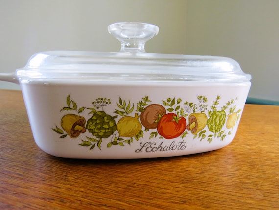 Corning Ware L'eschalote A-1-B, 1-quart Baker With Lid - Etsy