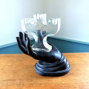 Mini Taper Holder Mid Century Modern Candelabra, 4 5/8&quot; tall