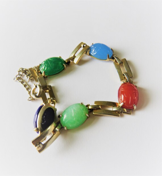1950s scarab sale bracelet