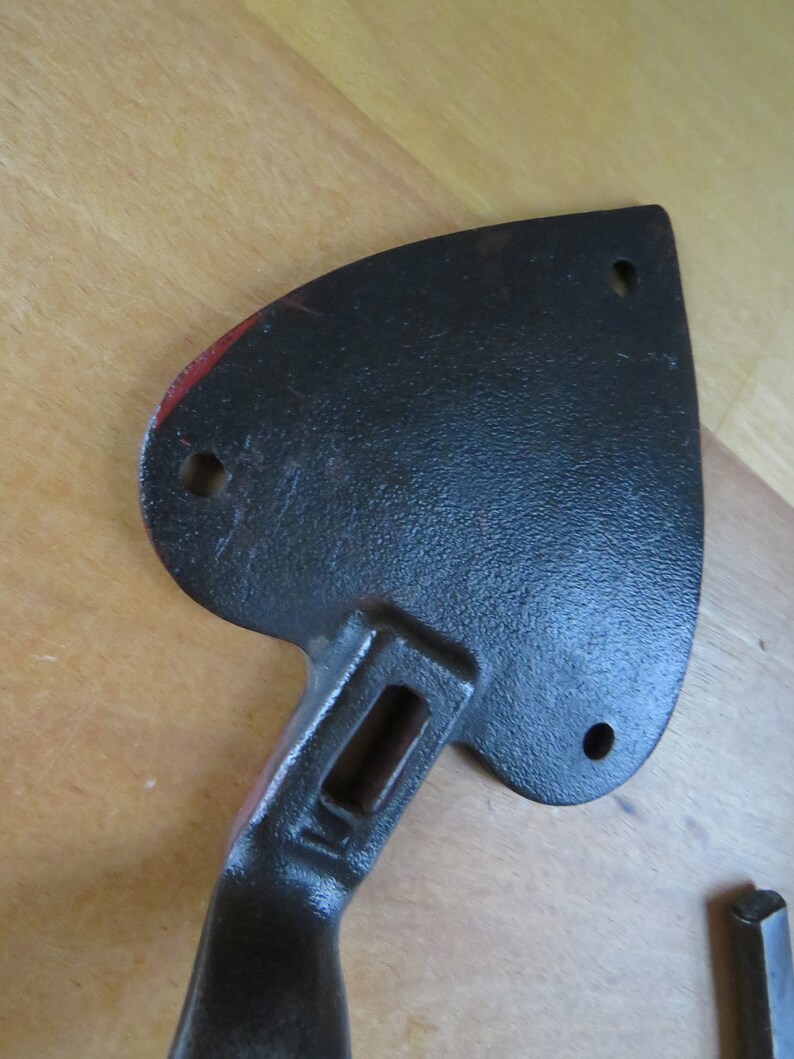 Exterior Door Reproduction Vintage Black Cast Colonial Thumb Latch Door Hardware