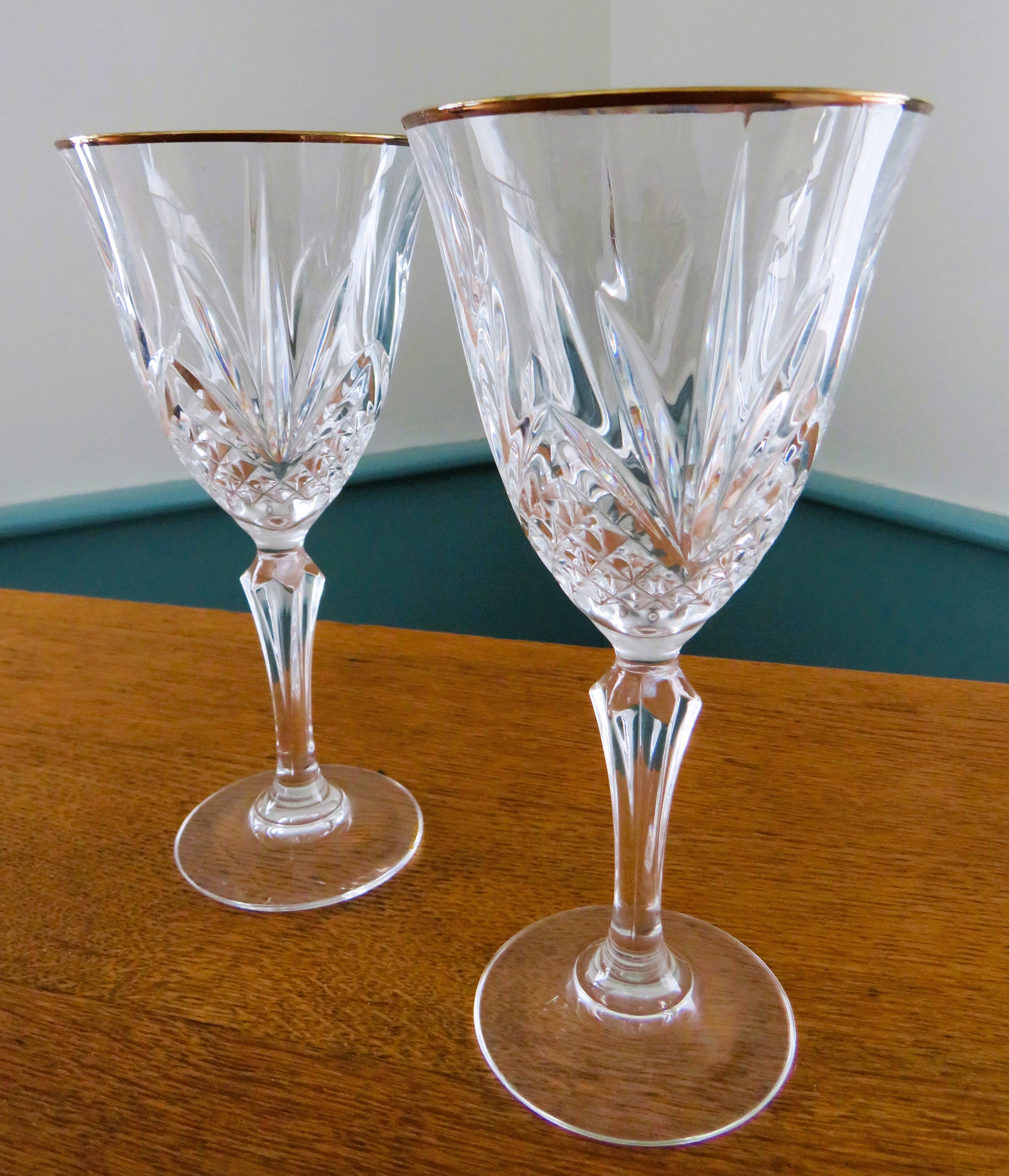 Crystal goblets discount