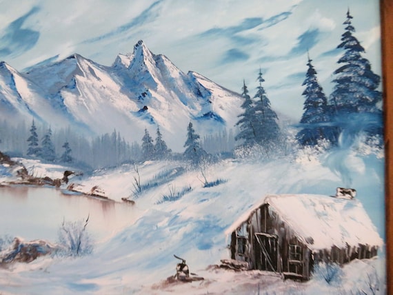 ▷ Painting Snowy Mountains by Du Mingxuan | Carré d'artistes