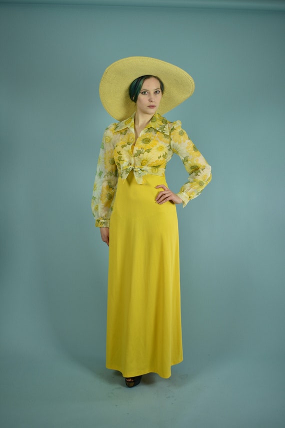 chinese dress ladies Buttercup Maxi Dress – Rockamilly main image 1