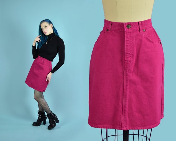 Hot pink mini skirt - Gem