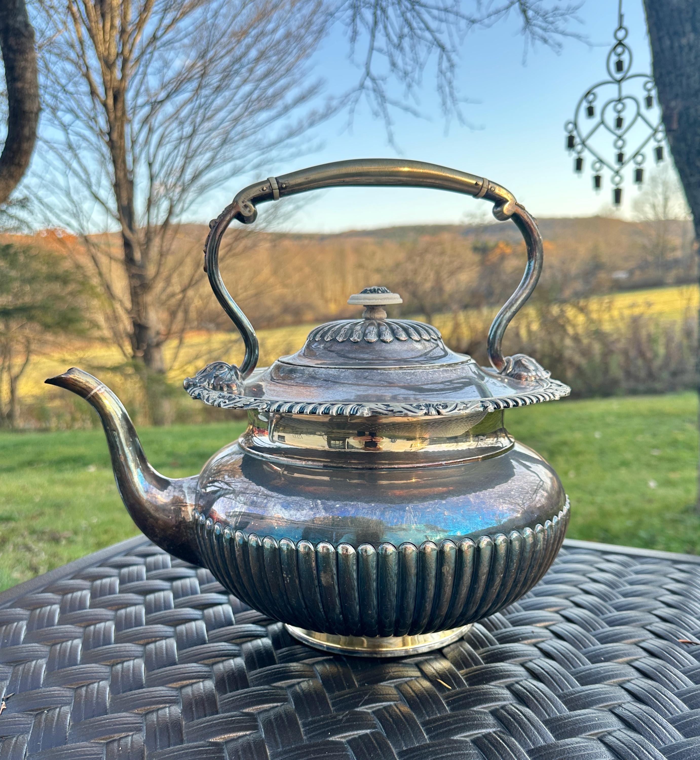 Antique Victorian Tipping Tea Pot - Etsy