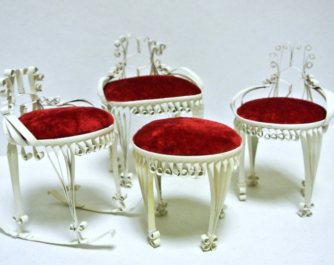 Handmade Vintage Tin Can Tramp Art Victorian Pincushion Etsy