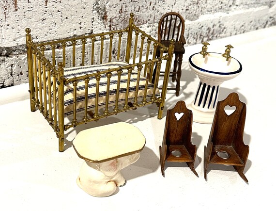 Brass cheap baby bed