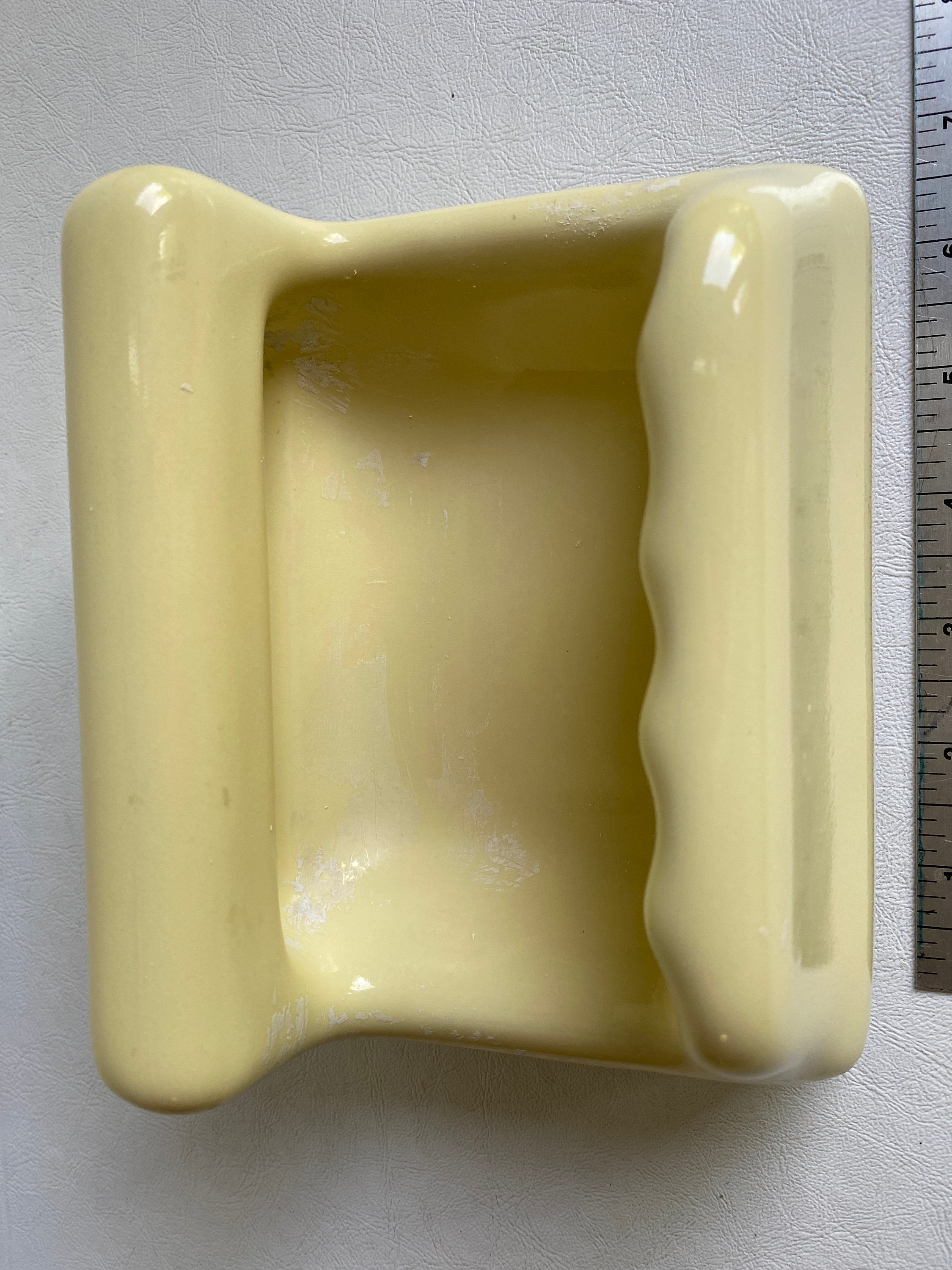 Vintage Ceramic Bathroom AccessoriesMid Century Yellow Set of Etsy
