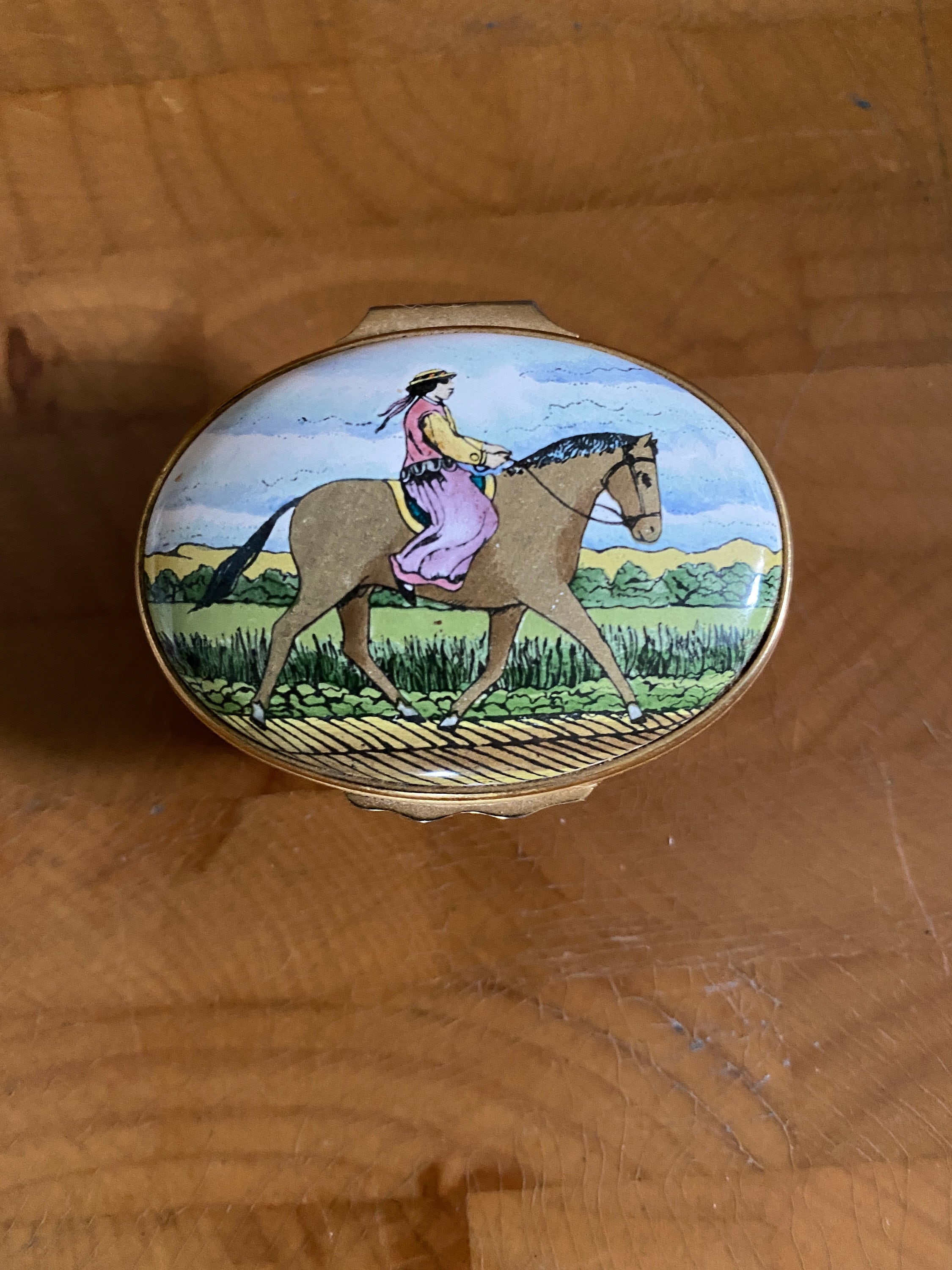 Halcyon Days Enamel Cat Box - Etsy