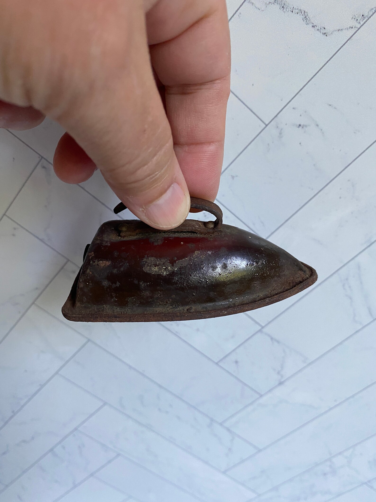 Antique Child's Toy Ironsdoll Size Miniaturesset of Etsy