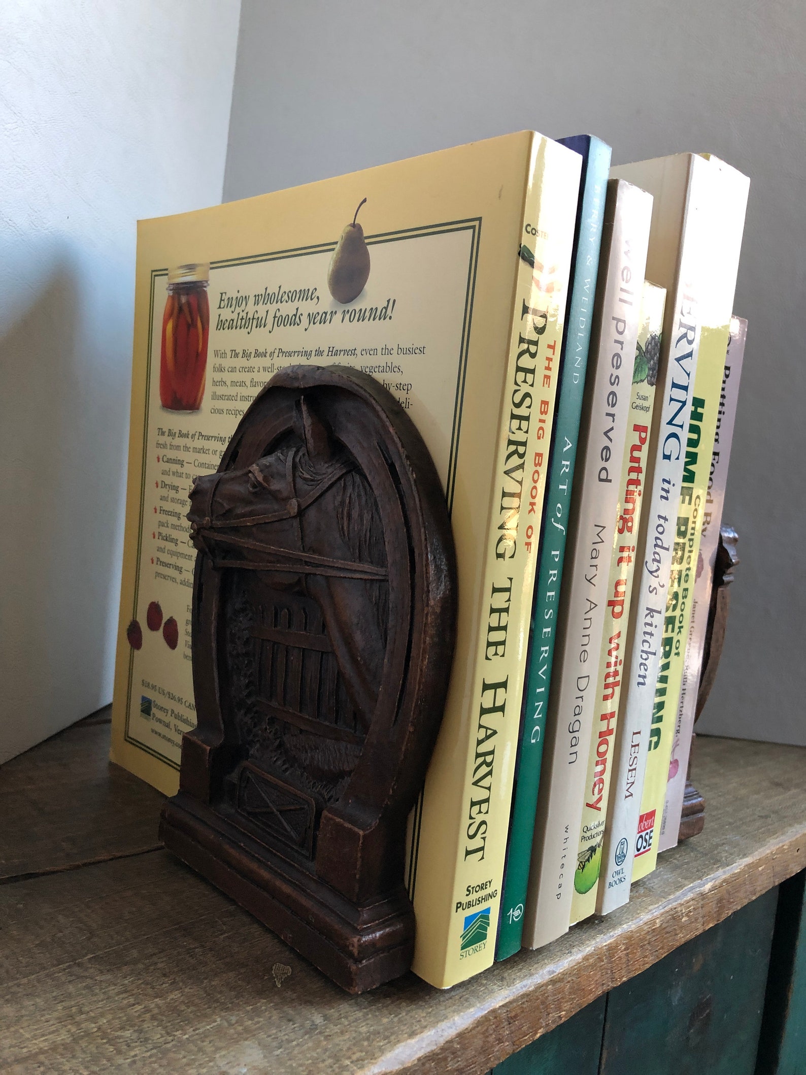 Mid Century Syroco Wood Horsehead Horse Shoe Bookendsset of Etsy