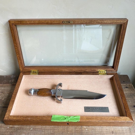 フランクリンミント社JIM BOWIE KNIFE ジムボウイナイフ 木製ケース FRANKLIN MINT 