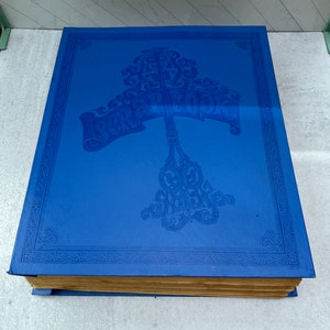 Antique Vintage Scrapbook containing over 100 Postcards-Original Black & White Family Photographs-Photograph Postcards-Photo Album-Ephemera