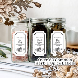 Custom Spice Jar Etsy