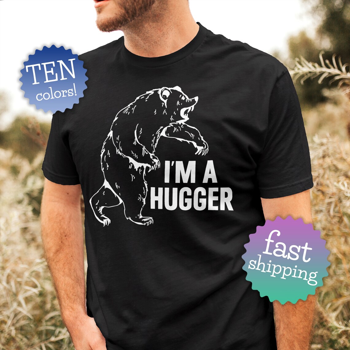 Funny Shirt I'm A Hugger Funny T Shirt Mens | Etsy