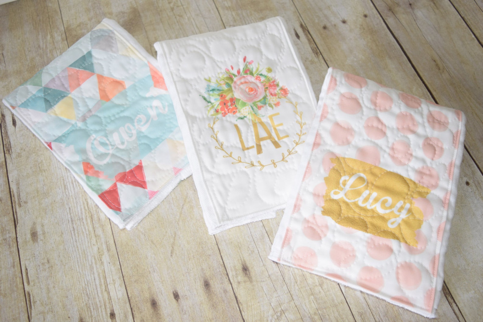 Burp Cloths Baby Shower Gift Cotton Burp Cloth Burp Cloth Etsy