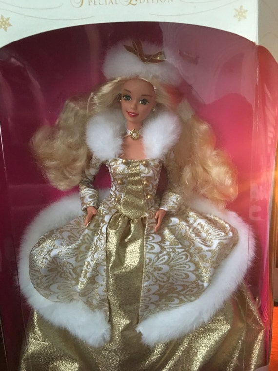 winter fantasy barbie 1995