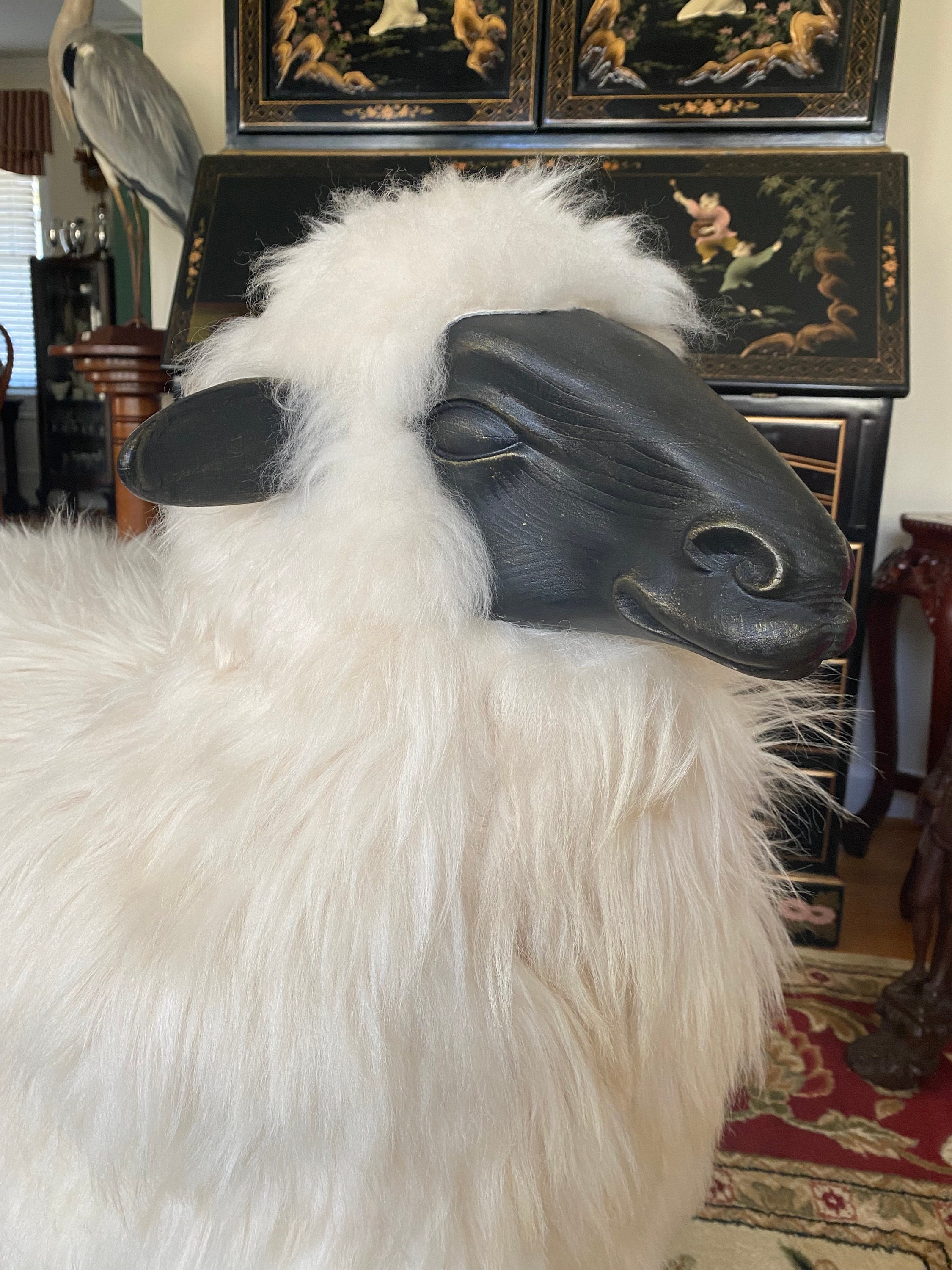 Sculptural Manner of François-xavier Lalanne Sheep Bench Wool