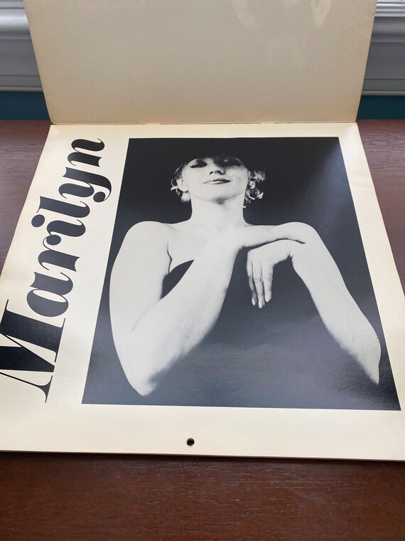 The 1983 Marilyn Monroe Calendar From the Photographs of - Etsy
