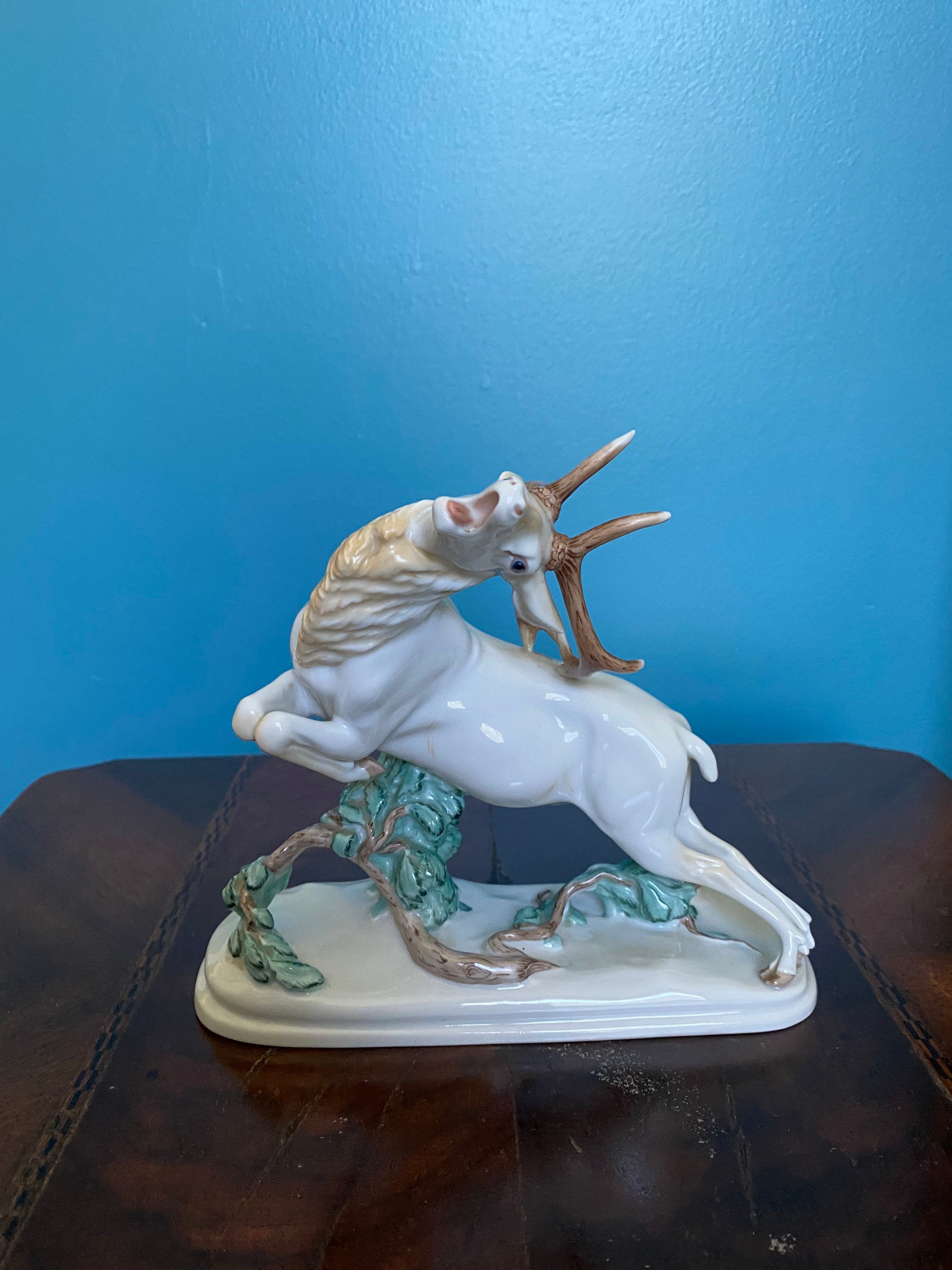 アンティーク　70年代　 旧ロシア　ソ連製　カスリ鋳鉄彫刻　鹿の置物　ブロンズ調 il_fullxfull.3863562774_4up2.jpg