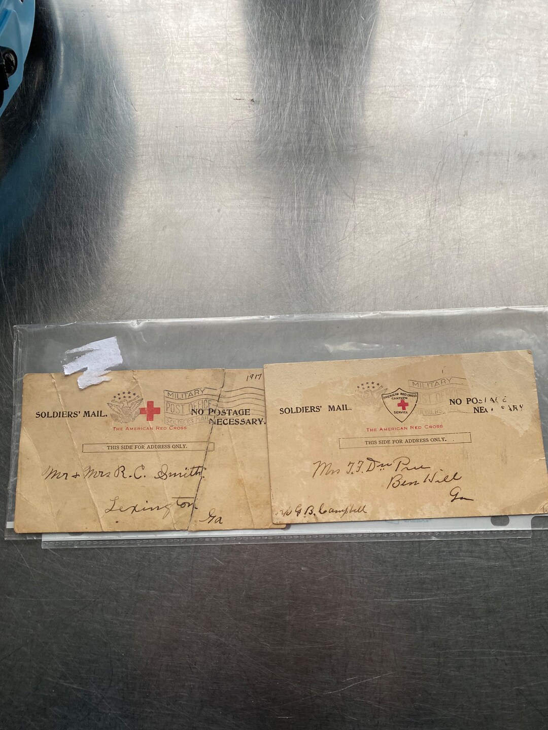 American Expeditionary Forces Soldiers Mail 1917 WW1 Authentic Etsy