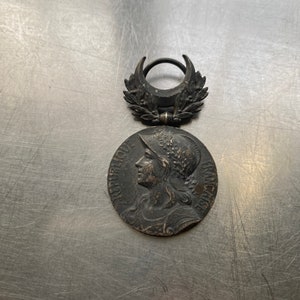French Military medal 1909 Morocco Campaigne Français