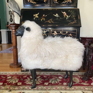 Sculptural Manner of François-xavier Lalanne Sheep Bench Wool