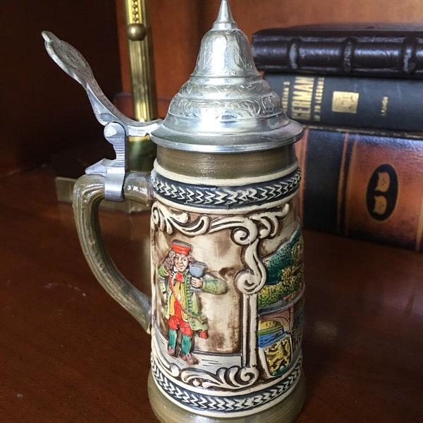 original Gerzit Gerz W Germany No 37 Hand made beer stein small