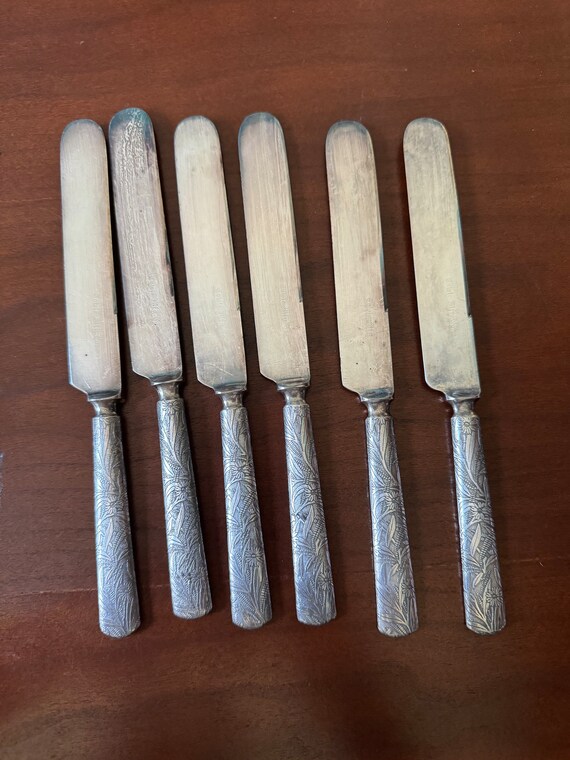 Lot De 2 Couteaux De Table Anciens - Longueur 20 Cm - Très Bon état