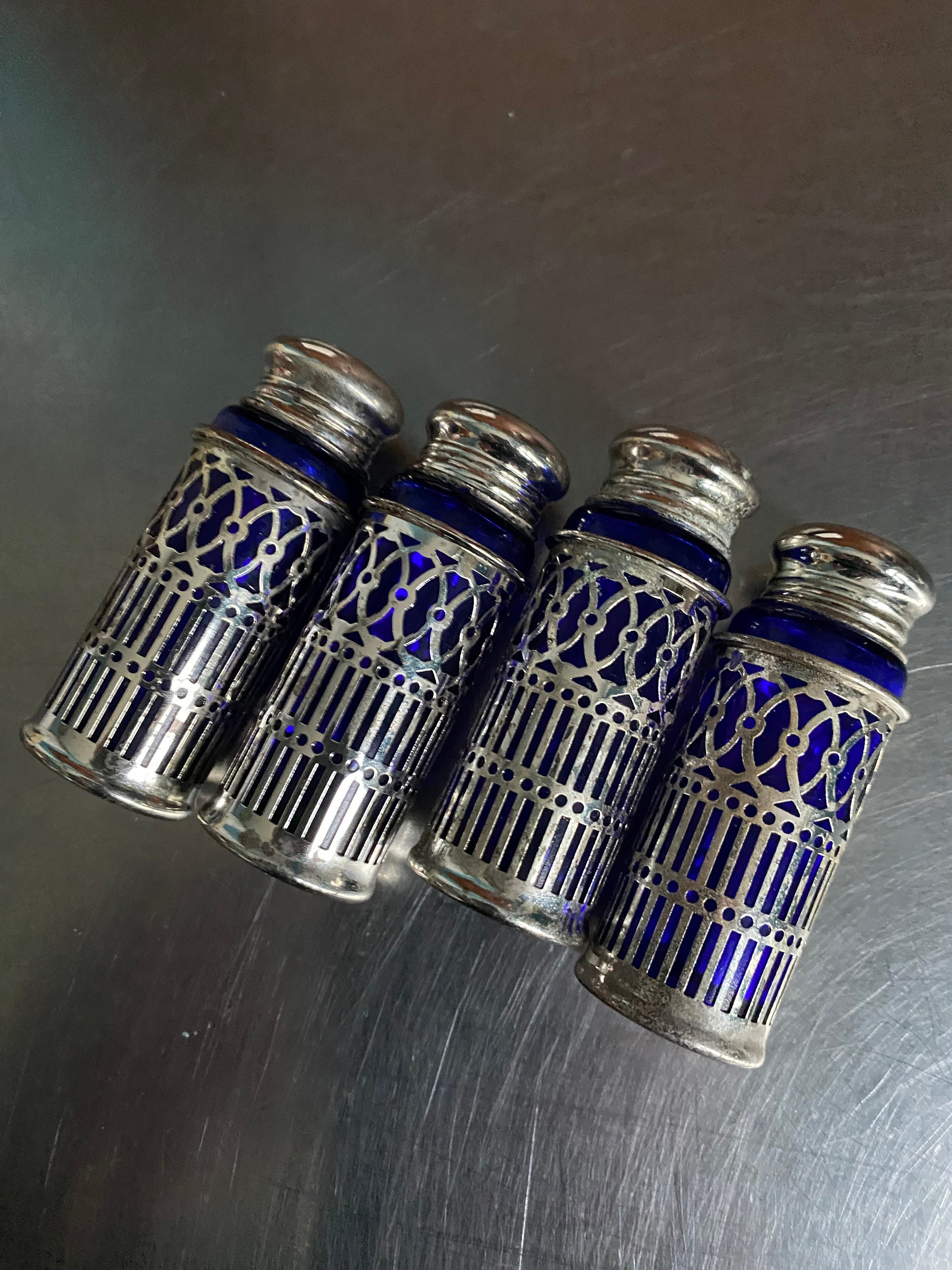 FB Rogers Silver Plate Pepper Salt Shaker Set of 4 Japan - Etsy