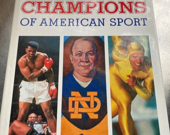 Champions of American sport hard bound 1977 Hard bound