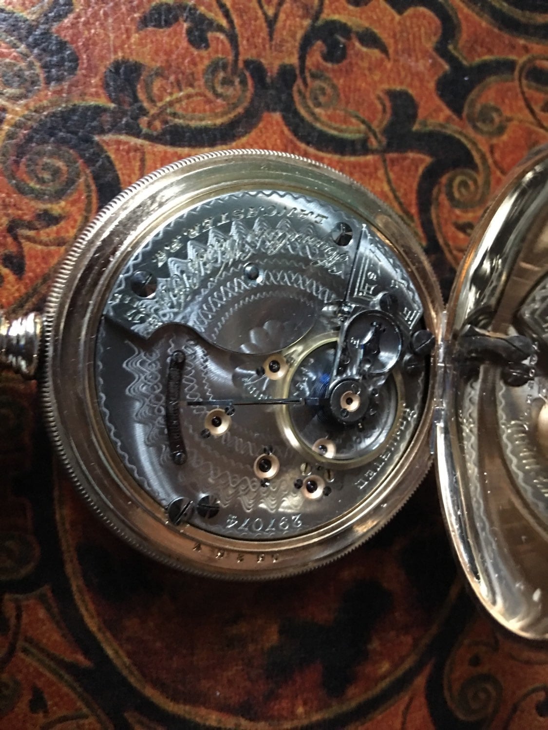 Antique Hamilton pocket watch 927 Hunting movement Lancaster Etsy