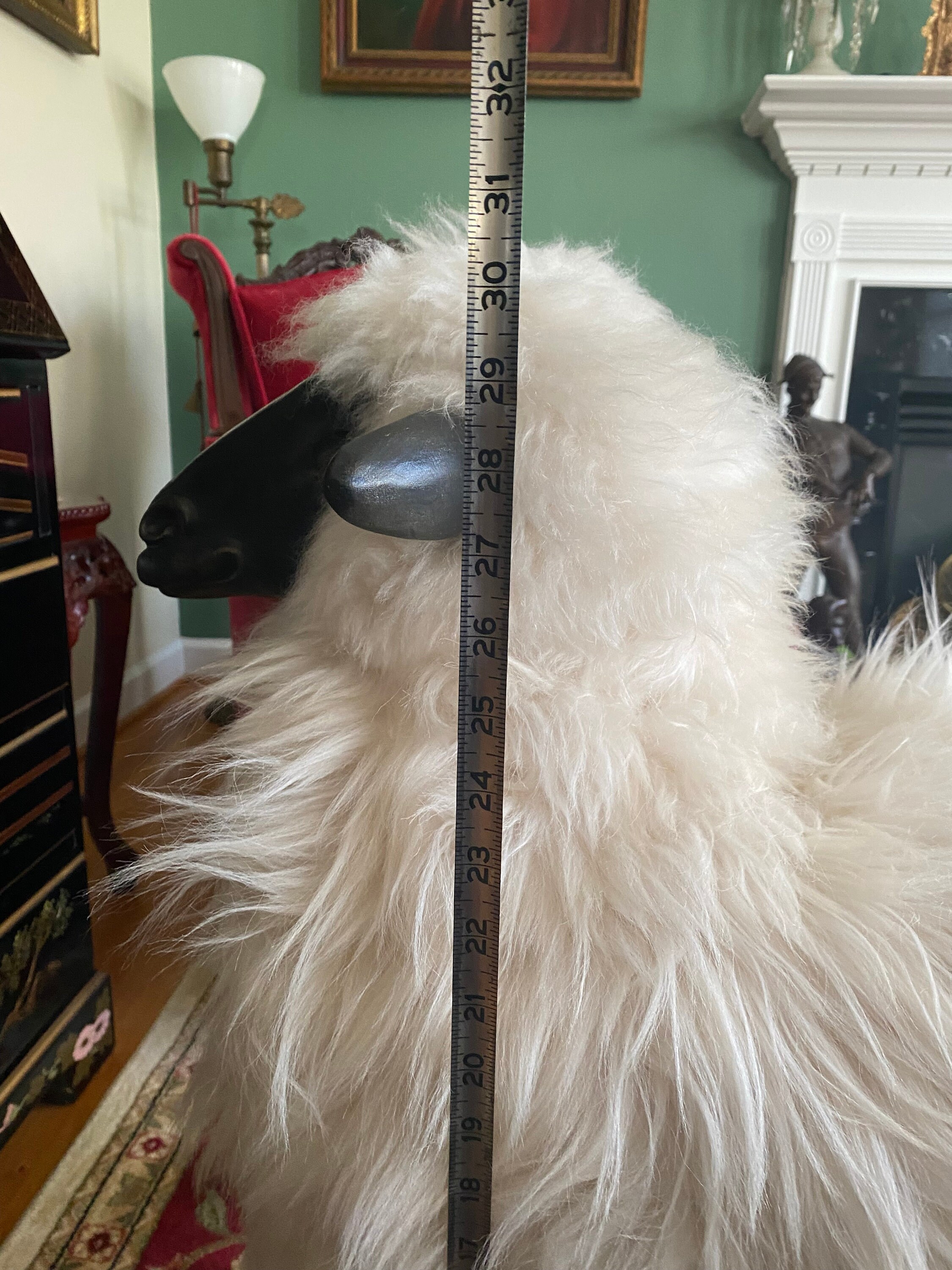 Sculptural Manner of François-xavier Lalanne Sheep Bench Wool