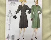 Vogue 2475, 14-16-18 Dress Sewing Pattern,Vogue Vintage Reprint of 1945 Design Uncut, Complete with Instructions, FF from 2000