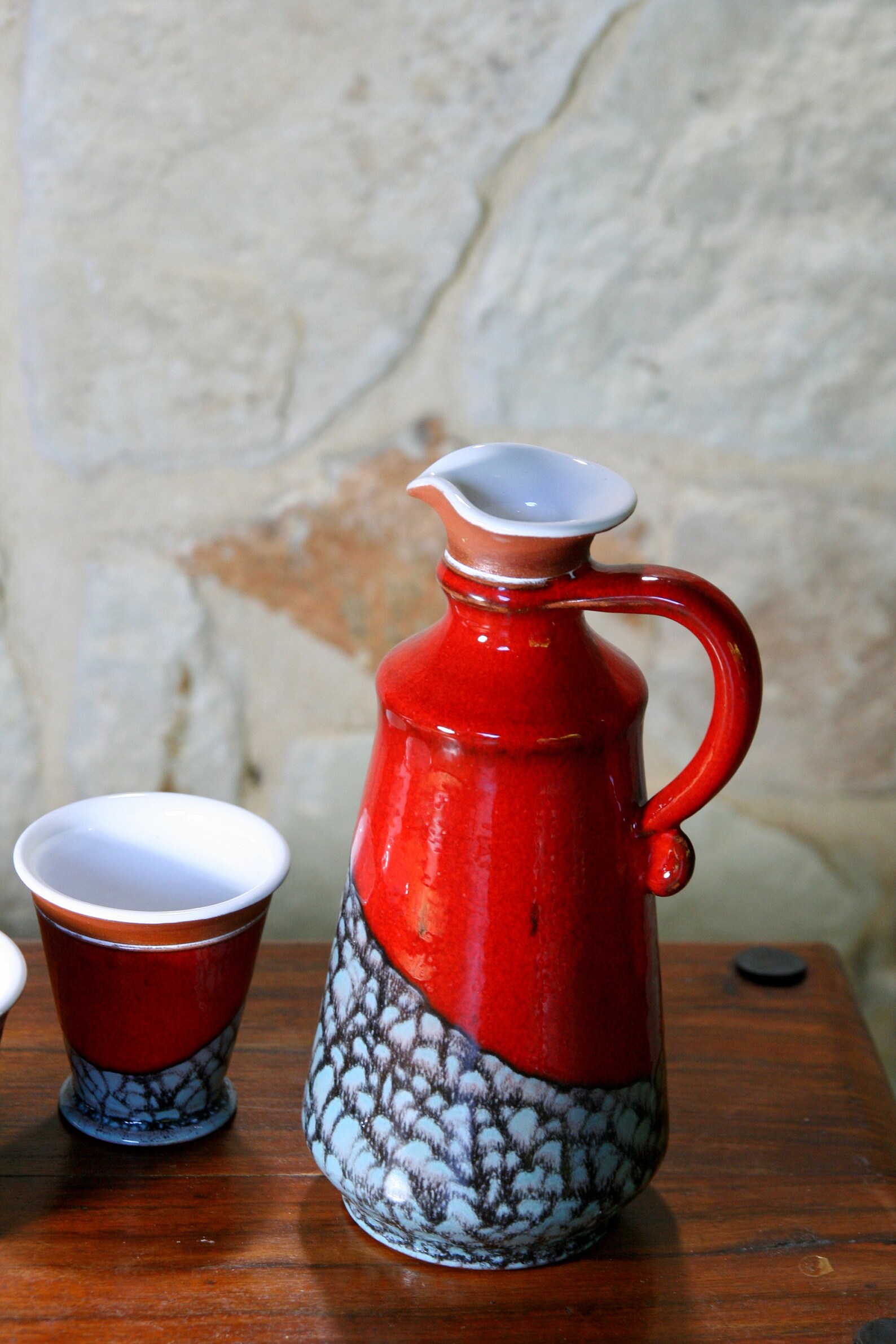 Hand Thrown Ceramic Jug Pottery Water Pitcher Ceramic Etsy