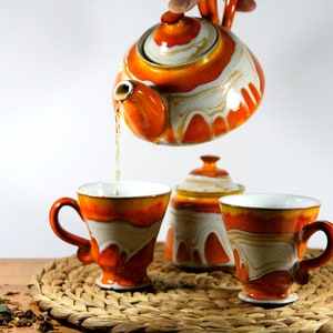 Ceramic Tea or Coffee Mug, Cute Mug, Handmade Pottery Mug, Ceramic coffee cup, Wheel Thrown Mug image 7