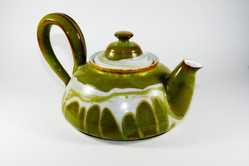 Stay home green tea ceramic teapot Impressive Gift Ceramic Etsy