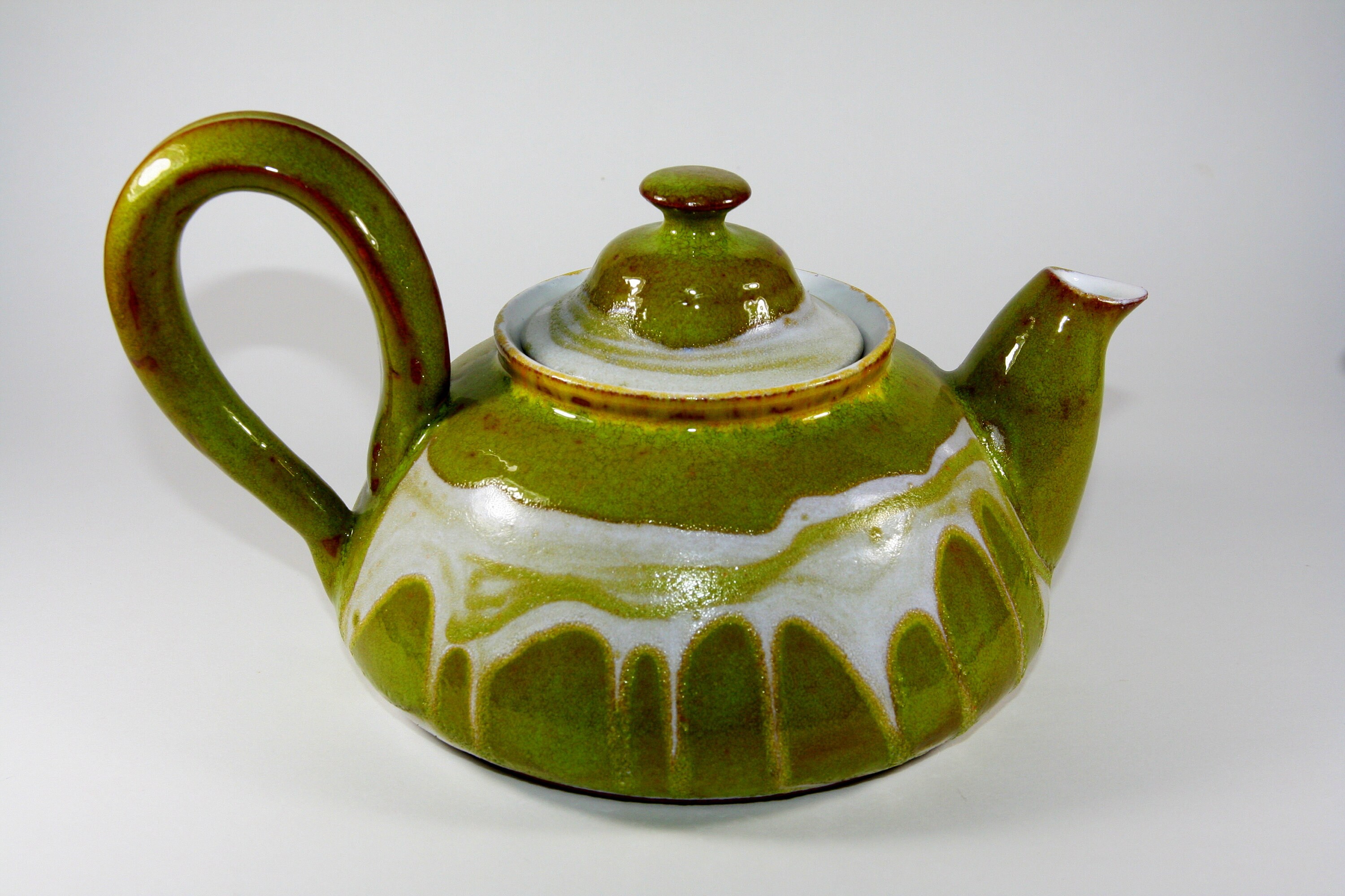 Stay home green tea ceramic teapot Impressive Gift Ceramic Etsy