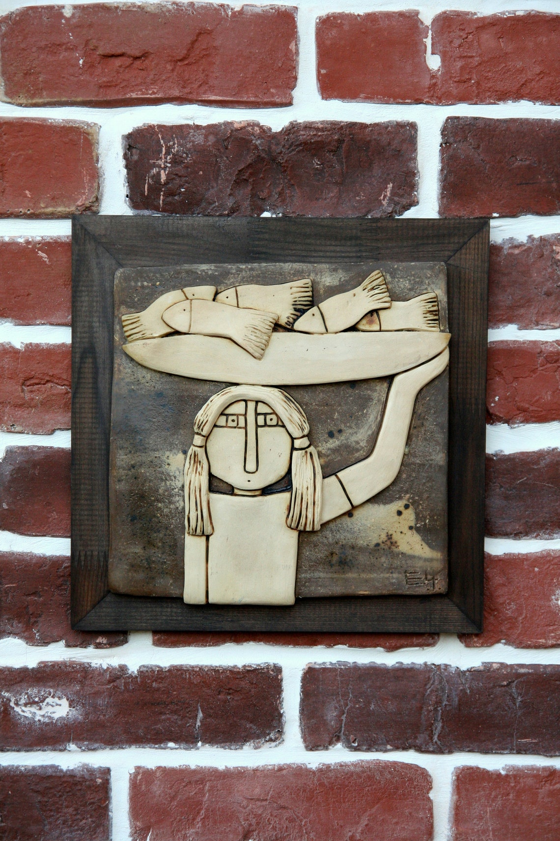 Original Ceramic Art Tile Ceramic Wall Hanging Ceramic Art Etsy