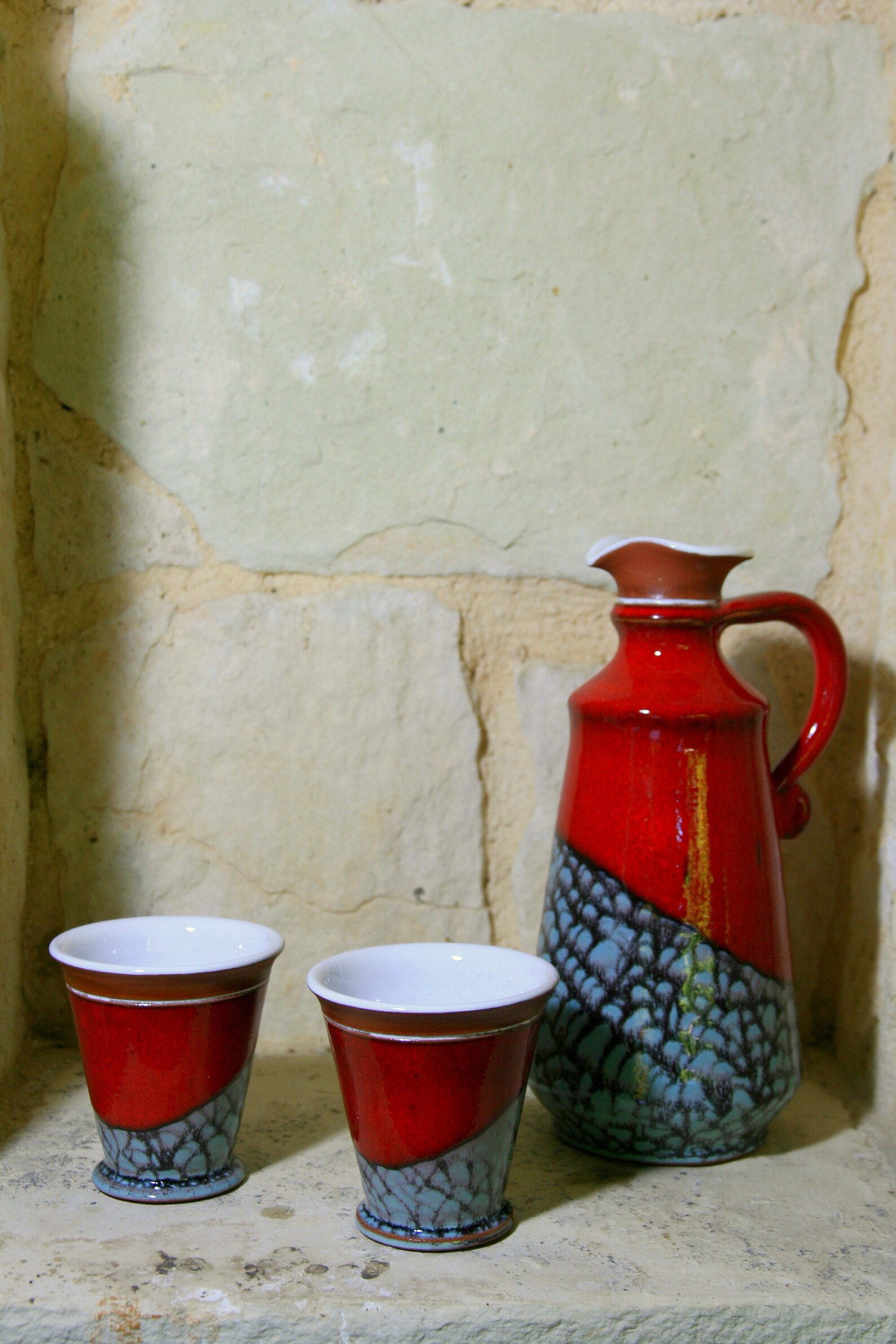 Hand Thrown Ceramic Jug Pottery Water Pitcher Ceramic Etsy