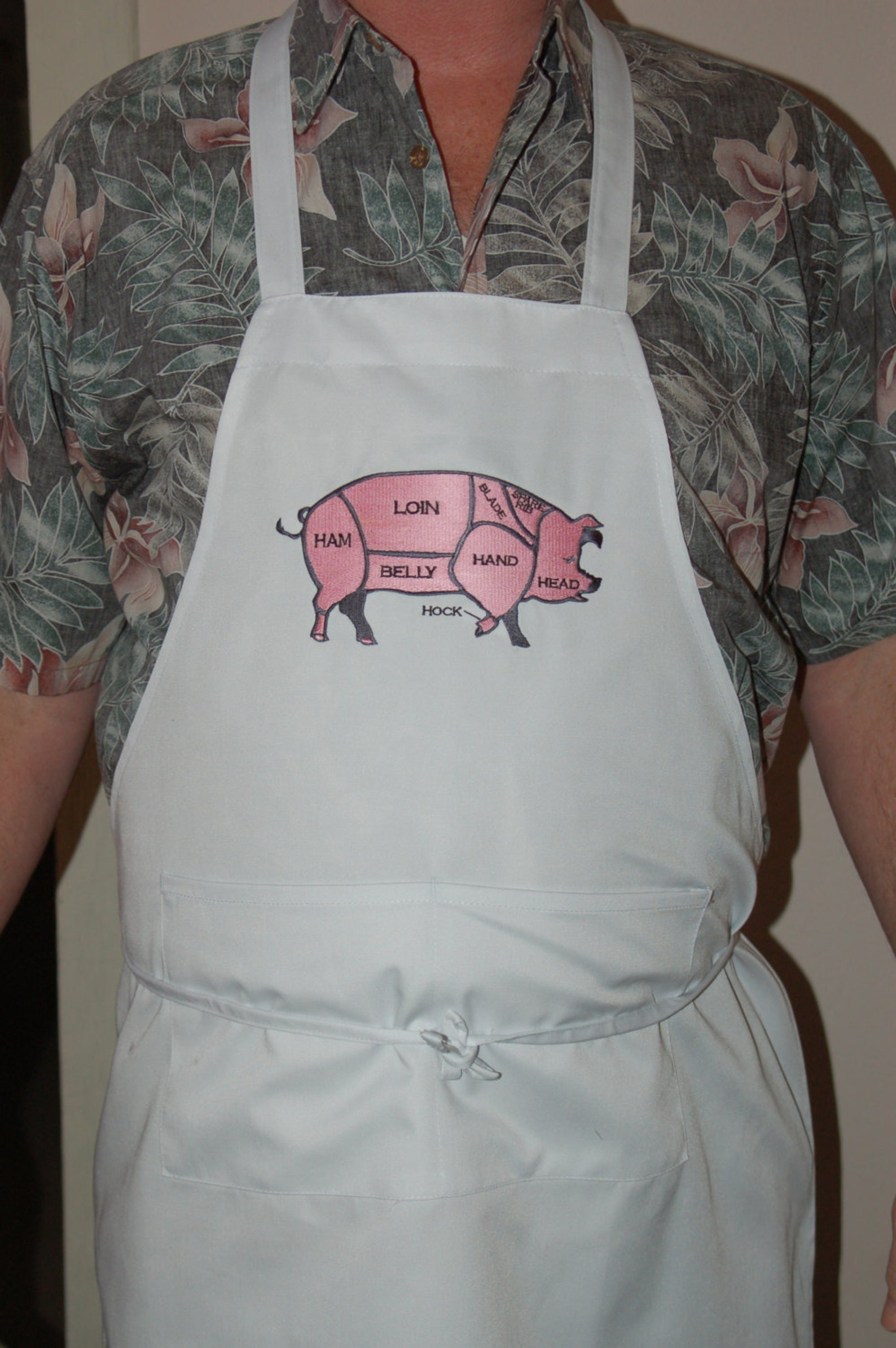 Butcher's Cuts Pig Hog Apron Its BBQ Time Personalized Etsy