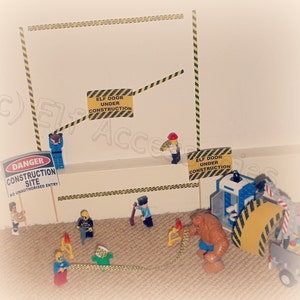 PDF Fairy, Troll, Gnome or Elf Door Under Construction Accessories pack - miniature sized