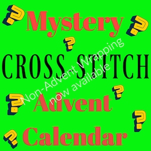 Christmas Advent Calendar Cross Stitch PDF Merry Christmas Pattern Winter  Advent Sampler Cross Stitch Pattern 