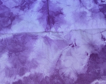 14 count hand dyed aida crosstitch fabric -Amethyst