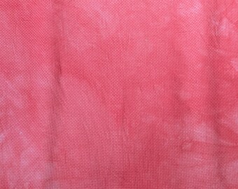 14 count hand dyed aida crosstitch fabric -Garnet