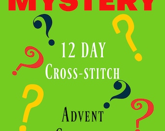 Mystery 12 day Cross-stitch themed Advent Calendar