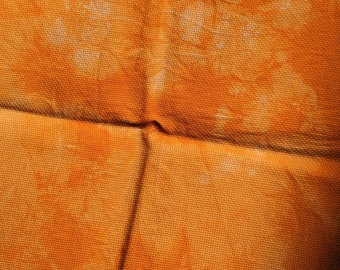 14 count hand dyed aida crosstitch fabric -Hot Lava/Magma