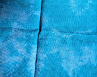 14 count hand dyed aida crosstitch fabric - Sea Dream